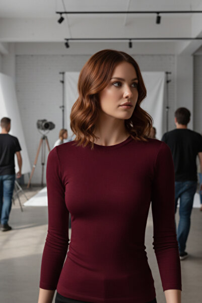 Shapelyn بدلة نسائية بأكمام طويلة يبرز انحناءات الجسم مناسبة للارتداء اليومي ...