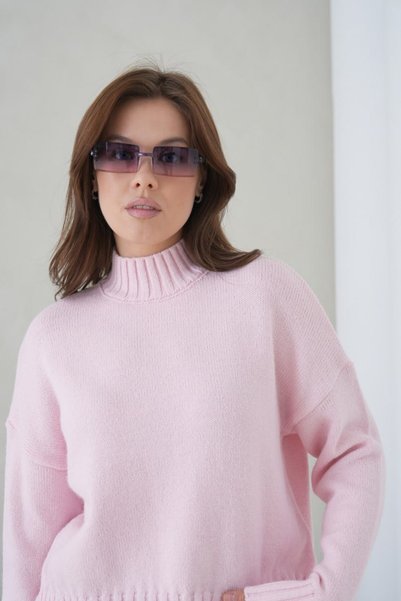 venezia giyim Women's Knitwear Sweater Half Turtleneck // V8696