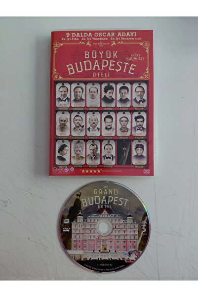 Plakperest Büyük Budapeşte Oteli (The Grand Budapest Hotel) - DVD Film-2.el