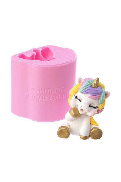 MILMATT Matrita de Silicon - Unicorn zambaret, inaltime 8,5 cm