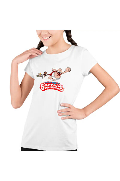 OEM Tricou Copii Fete Captain Underpants Epic Tales Capitanul Chilot Zboara G...