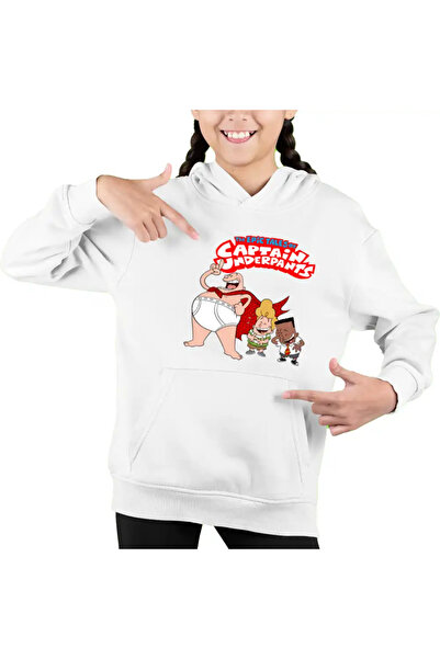 OEM Hanorac Copii Fete Captain Underpants Aventurile Epice ale Capitanului Ch...