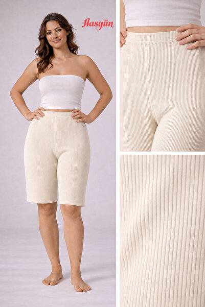 Hasyün Women's Thin F Corded Fabric Wool Long Johns – Winter Thermal Mother J...