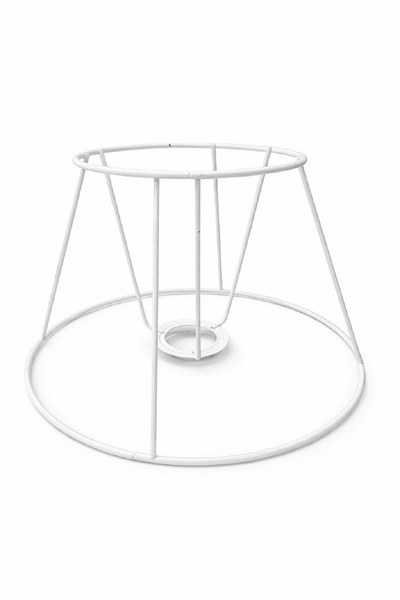 571 Store ABAJUR ŞAPKASI İSKELETİ METAL KASNAK HOBİ EKİPMANI KENDİN TASARLA 30X20X17