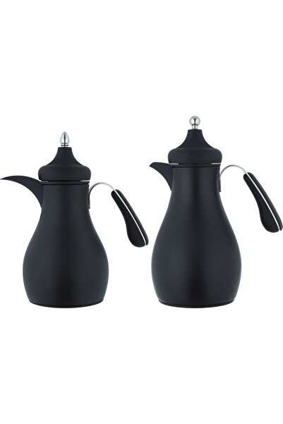 AZOZ MERCHLY Al Saif Gallery Sama Thermos Set, 0.7/1 Liter, 2 Pieces, Inner G...