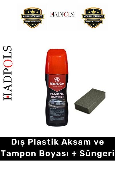 HadPols #TamponBoyası Suya Dayanıklı Siyah Mat Plastik Kauçuk Yenileyici Onar...
