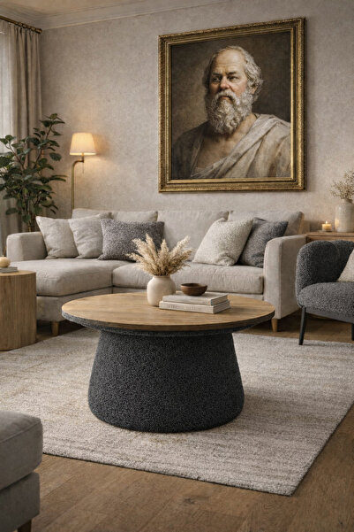 arge demo Socrates Mantar Sehpa Orta Sehpa (Ofis ,Balkon,Salon,Oturma Odası) ...