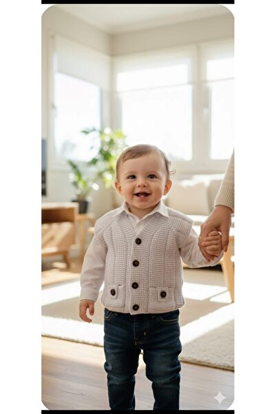 Tozpembebaby طفل رضيع محبوك سترة