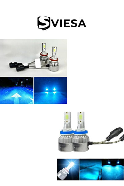 Sviesa Hb4 9006 Led Xenon Buz Mavi