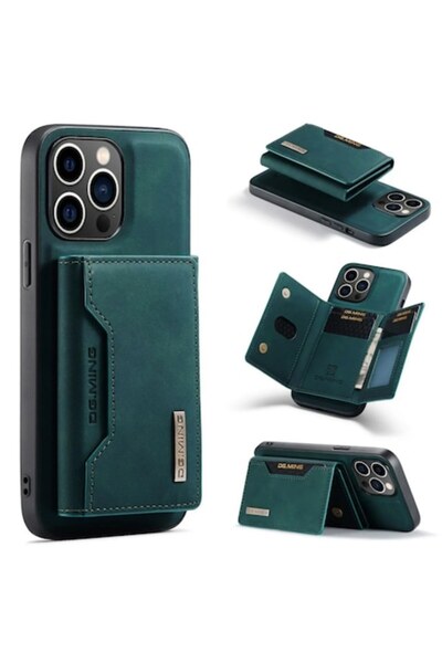 OEM Case for iPhone 16 Plus Green with Wallet