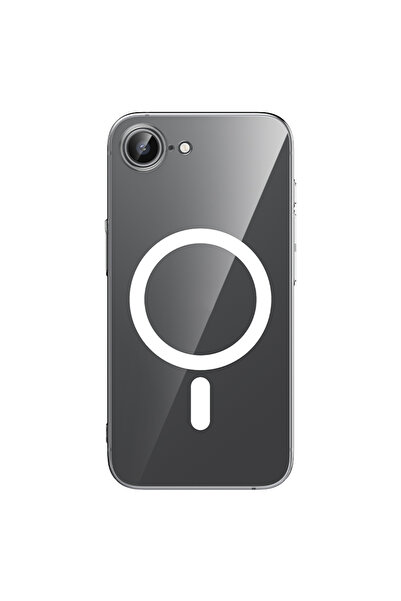 Paladyum Case iPhone 16E Compatible Non-Yellowing Transparent Magsafe Compati...