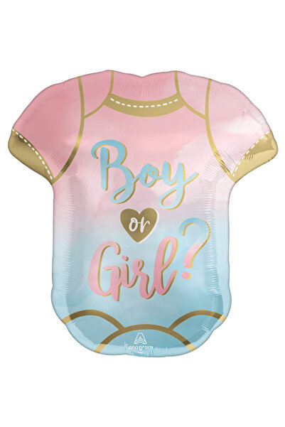 Anagram Balon folie „Băiat sau fată?” – Dezvăluire gen/Baby Shower 55x60 cm