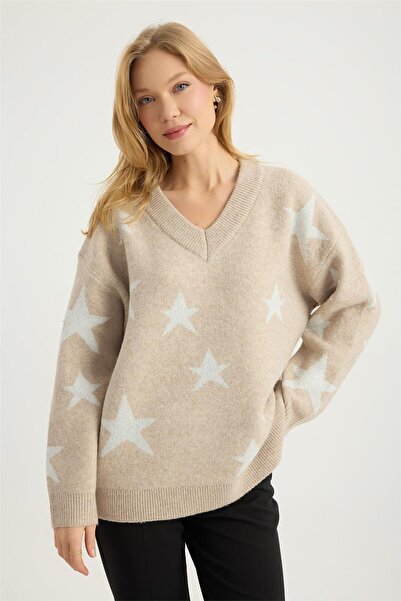 HomeStore V-Neck Glitter Knitwear