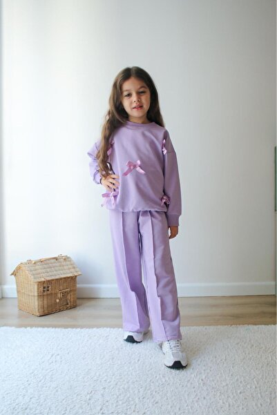 jeliboomkidswear Jeliboom Girls' Tracksuit Set - 2 Thread Fabric