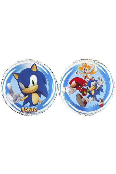 grabo Sonic double face round foil balloon 45x45 cm