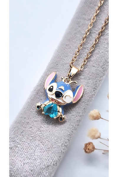 Serenity Lilo Stitch Steel Necklace05