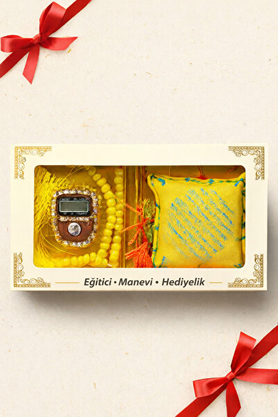 TeknoEser Dijital Sayaçlı Tesbih Hediye Seti – Manevi, Eğitici ve Şık Kutulu