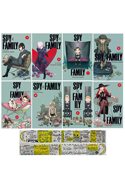 Gerekli Şeyler Yayıncılık Spy x Family 5-6-7-8-9-10-11-12. Ciltler Manga Seti...