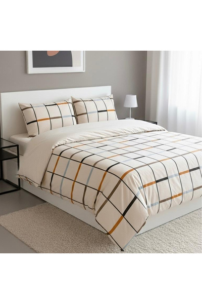 Lief Home Double Duvet Cover Set 200X220Cm |   4 Pillowcases |   Fitted Sheet...