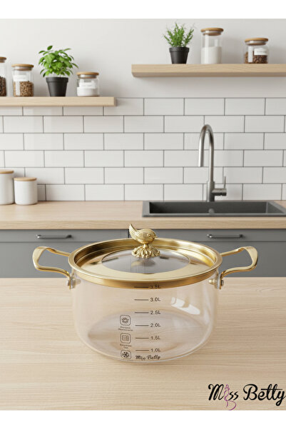 Miss Betty Bellisima Glass Pot 3.5 Lt