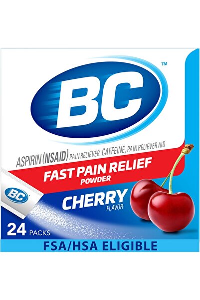 BC Pain Relief Powder, Cherry, 24 ct (Pack of 1)
