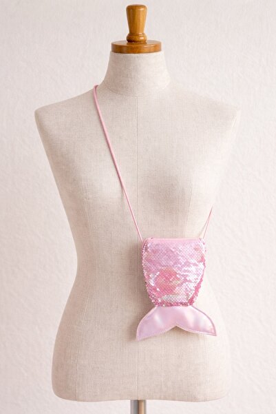 madamlina Parlak Pullu Deniz Kızı Kuyruğu Askılı Çanta - Küçük Prensesler Içi...