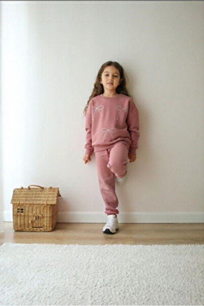 jeliboomkidswear Jeliboom Girls' Tracksuit Set - 2 Thread Fabric