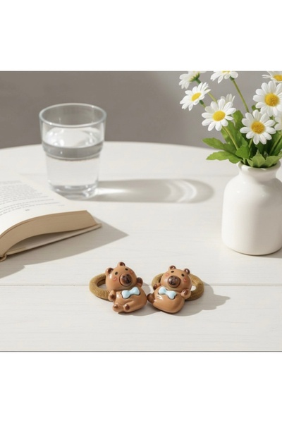 EFA مشبك مطاطي صغير من كابيبارا، عبوة من قطعتين