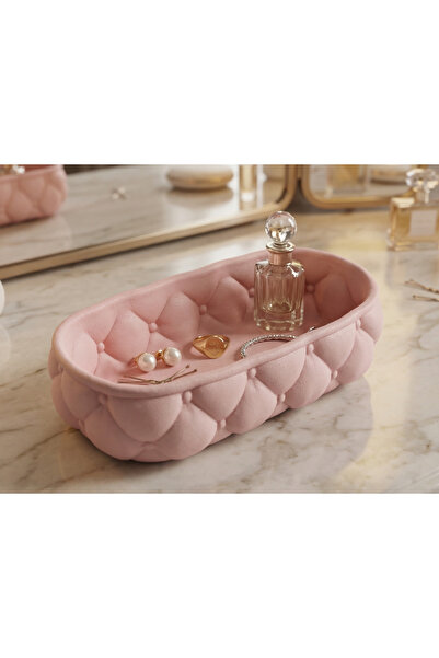 Umul Store Pastel pembe Makyaj Tepsisi organizer