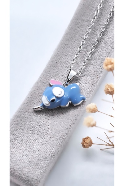 Serenity Lilo Stitch Steel Necklace05