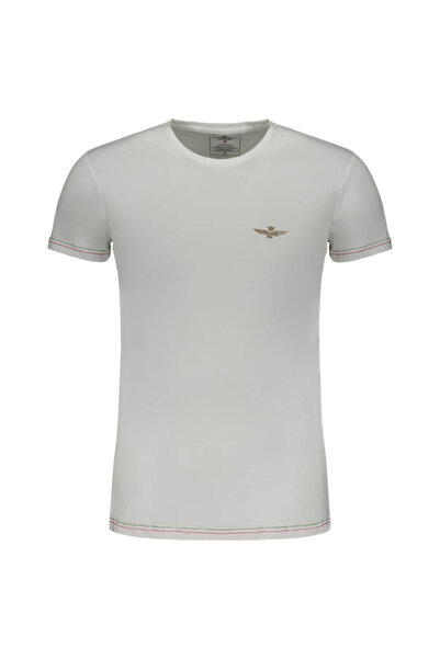 Aeronautica Militare Aeronautică militară Tricou bărbătesc AM1UTI002 Alb