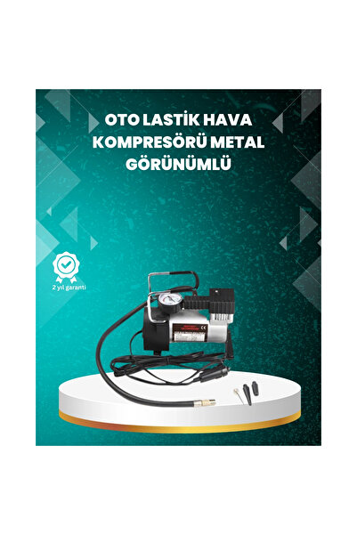 byhodi Compresor auto de uz intensiv cu manometru de 140 PSI