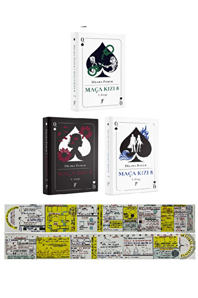 Artemis Yayınları Maça Kızı 8 - 3-4-5. Kitaplar Set Dilara Pamuk (Ciltli) + Ö...