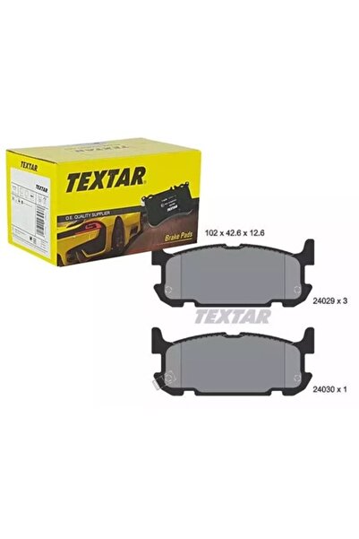 TEXTAR Plăcuțe de frână, Textar, 102x42.6x12.6mm, pentru Mazda MX-5 II