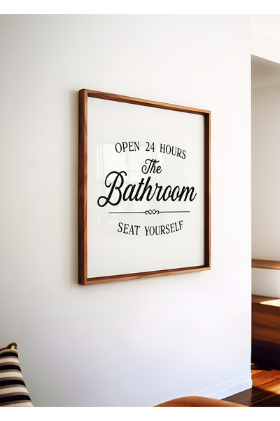 ARTHOUSECOLLECTIVE Deschis 24 de ore - Poster decorativ pentru baie - Colecți...