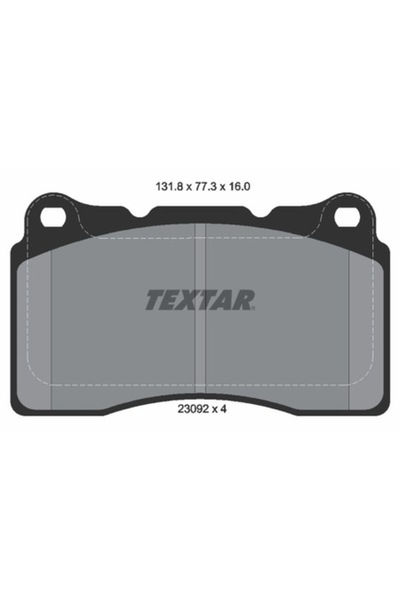 TEXTAR Set plăcuțe de frână 2309203