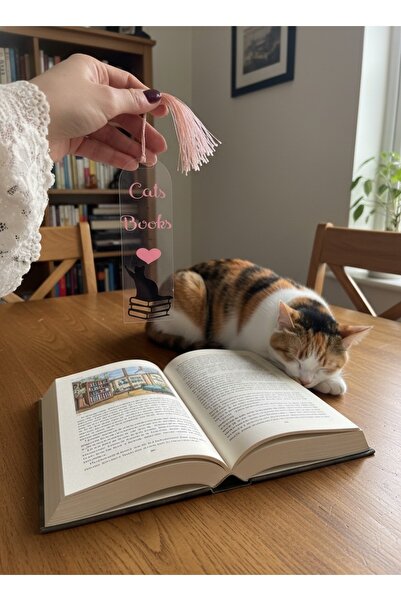 AUREVA علامة كتاب لمحبي القطط والكتب