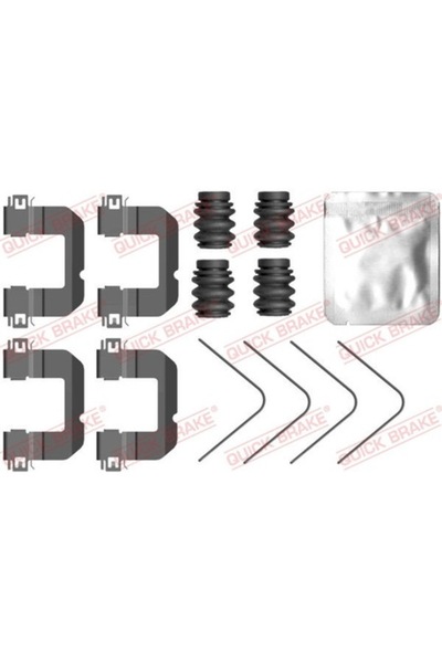QUICK BRAKE Set accesorii plăcuțe de frână 109-0102