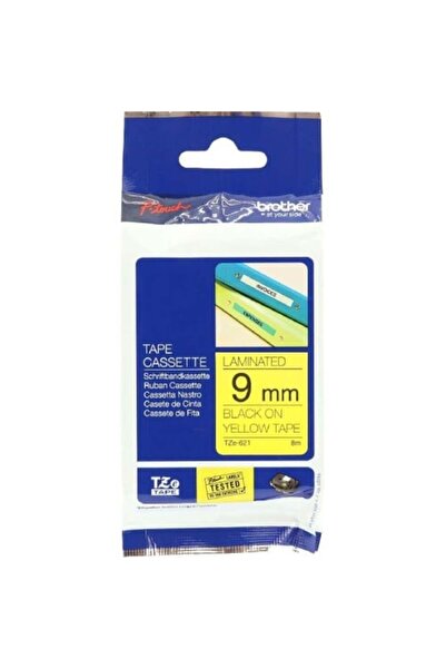 Brother Original Tape 9MM Black/Yellow