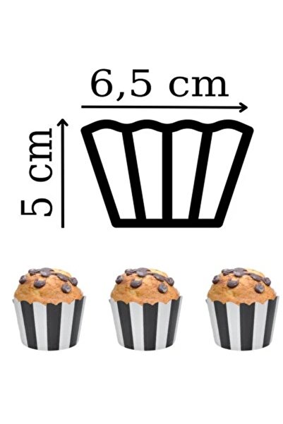 partyy bag Beşiktaş Temalı & Cupcake Kalıbı & Kek Kapsülü & 25'li Kek Kapsülü