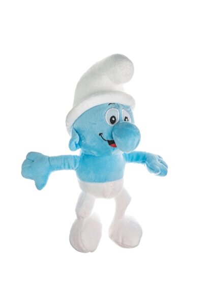 OME Jucărie de pluș muzicală Ștrumfi, Ștrumf stângaci, 32 cm