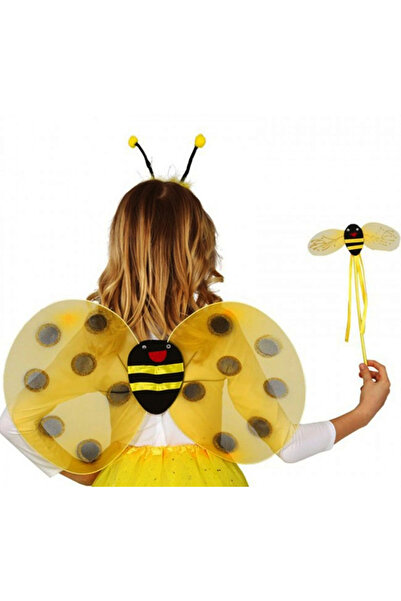 lowell home Performance Bee Costume Set – Wing, Crown and Wand Accessory for ...