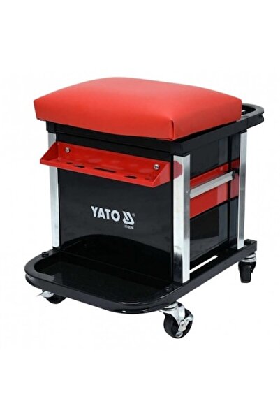 yato Scaun de atelier cu două sertare, tavă și suport pentru scule