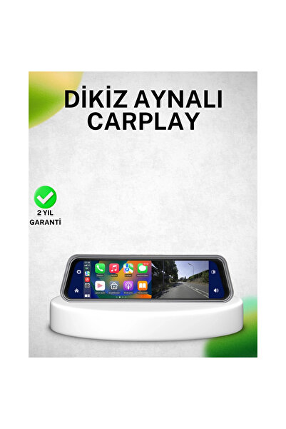 byhodi كاميرا مرآة الرؤية الخلفية تعمل باللمس بالكامل مقاس 10 بوصات، أمامية و...