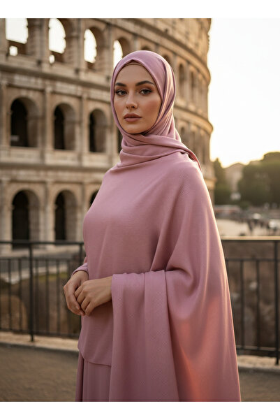 Modakaşmir Fashion Cashmere Misto Striped Cotton Shawl