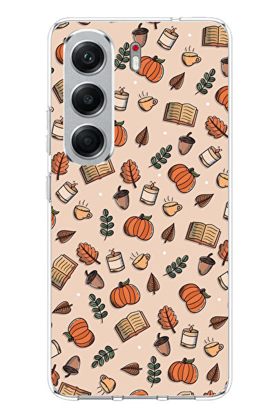 TechTree Tecno Camon 40 Compatible Autumn Pumpkin Printed Silicone Case