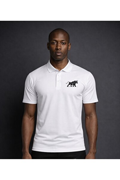 NOFLEN Ανδρικό μπλουζάκι BOGA με στάμπα και λαιμόκοψη πόλο