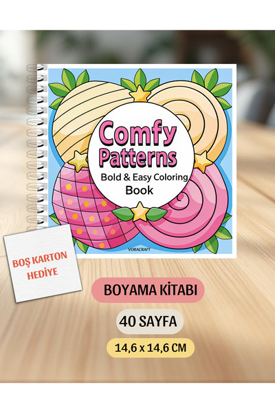 VORACRAFT Boyama Kitabı, Comfy Boyama Kitabı KŞ00031