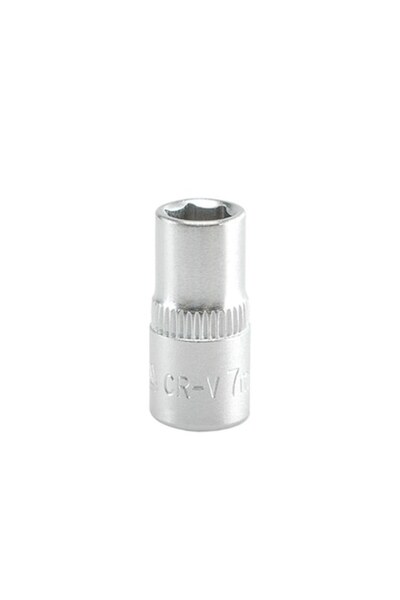yato Cheie tubulară scurtă Cr-V-YATO, 1/2 inch, dimensiune 5 mm