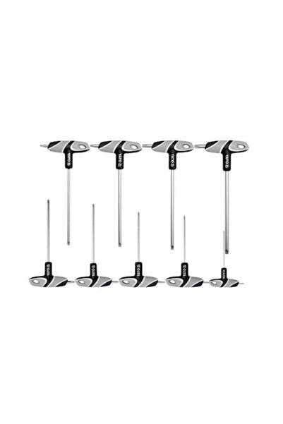 yato Set chei Torx cu mâner în T, YT-05615, 9 buc, T10-T50